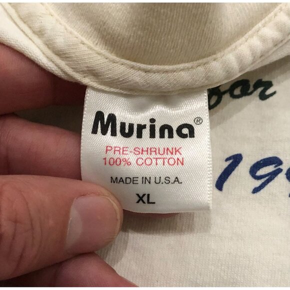 Vintage DARE 1998 South Barrington 5K Long Sleeve Tee T Shirt XL Mens White - Picture 4 of 6